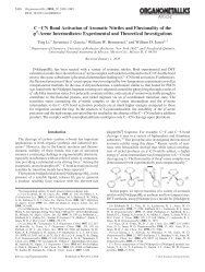 Organometallics 2010, 29, 2430â2445 - Chemistry - University of ...