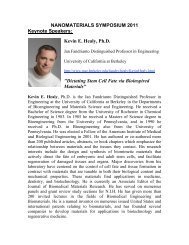 Speaker Bios (pdf) - University of Rochester