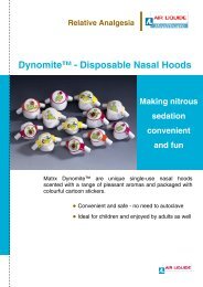 Dynomite Nasal Masks - Air Liquide Healthcare Australia