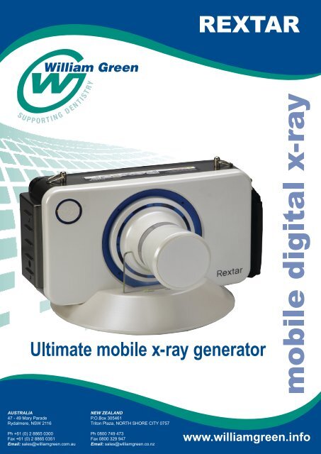Download the Rextar Mobile Digital X-Ray Brochure