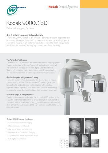 Download the Kodak 9000C 3D Brochure