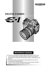 Olympus E1 Reference Manual - Cleaning Digital Cameras