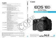 Canon EOS 10D Operators Manual - Cleaning Digital Cameras
