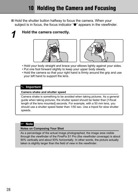 FinePix S1 Pro Manual - Sensor Cleaning