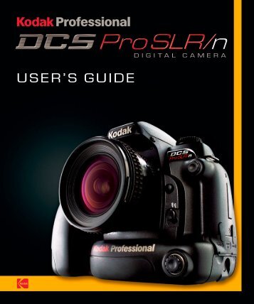 KODAK PROFESSIONAL DCS Pro SLR/n Digital ... - Sensor Cleaning
