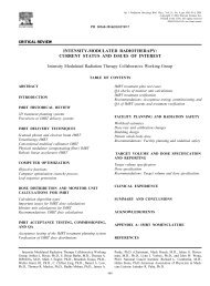 intensity-modulated radiotherapy: current status and issues