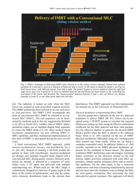 intensity-modulated radiotherapy: current status and issues