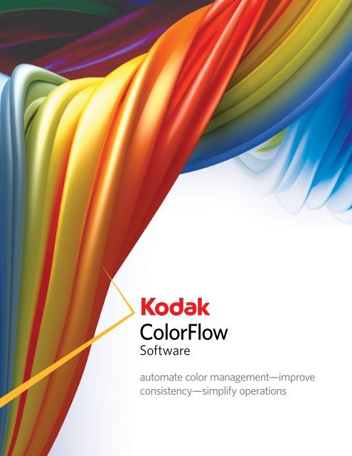 KODAK ColorFlow Software Brochure:595KB