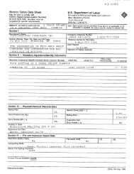 MSDS Sheet