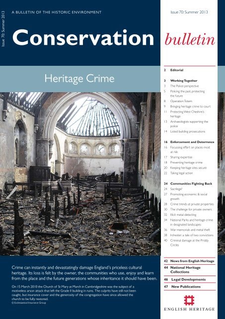 Conservation Bulletin 70 | PDF - English Heritage