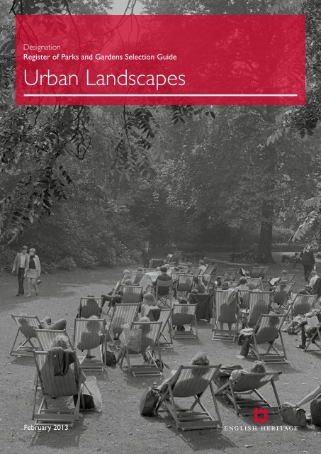 Urban Landscapes - English Heritage