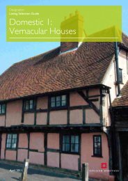 Domestic 1: Vernacular Houses - English Heritage