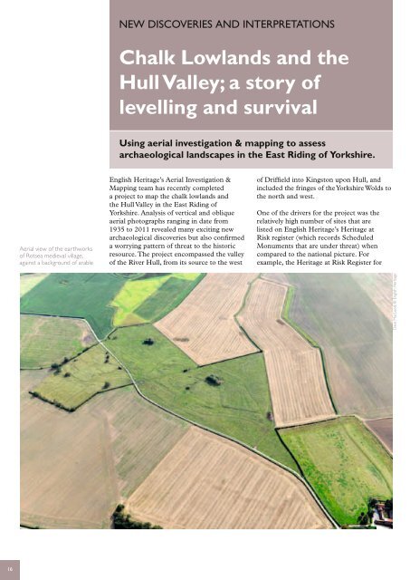 Research News Issue 19: Spring 2013 | PDF - English Heritage
