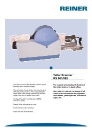 Teller Scanner RS 861/862
