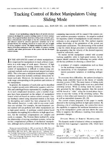 1987 Harashima - Tracking Control of Robot Manipulators Using Sliding Mode.pdf