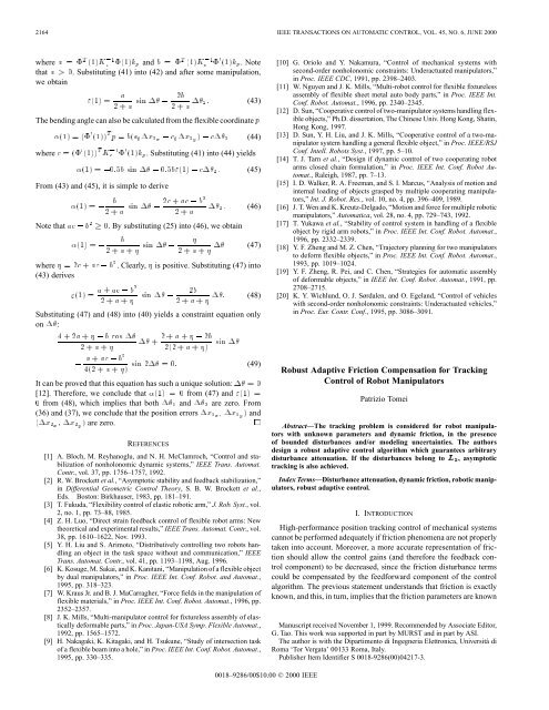 2000 Tomei - Robust adaptive friction compensation for tracking control of robot manipulators.pdf