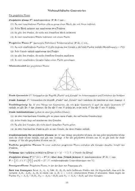 Elemente der Geometrie - Formelsammlung