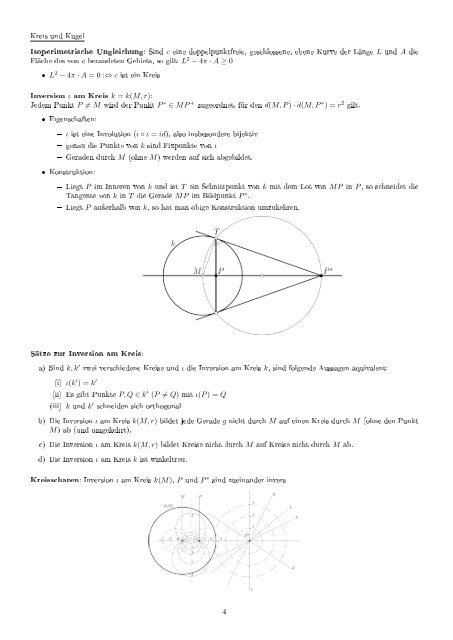 Elemente der Geometrie - Formelsammlung