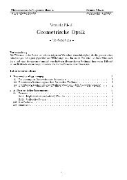 Geometrische Optik