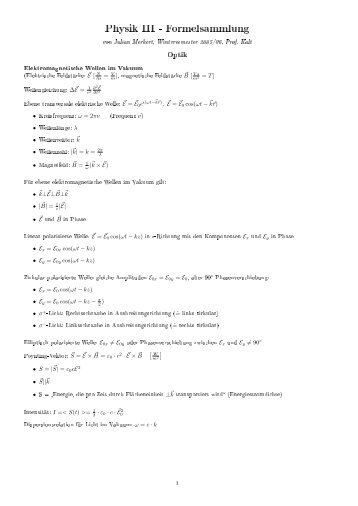 Elektromagnetische Wellen