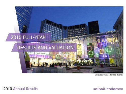 2010 Full year results - Unibail-Rodamco