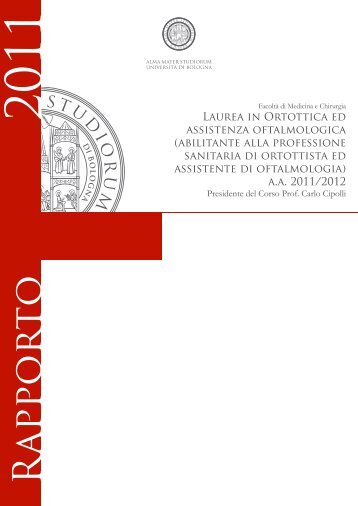 Ortottica ed assistenza oftalmologica - UniversitÃ  di Bologna