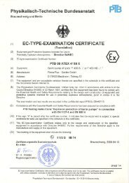 Ec-Type-Examination Certificate PTB 00 ATEX ... - Flux Geräte Gmbh