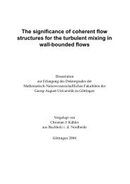 The significance of coherent flow structures for the turbulent mixing ...