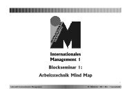 Internationales Management 1 Blockseminar 1 - an der Universität ...