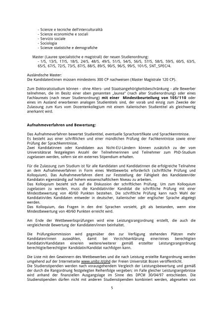 Öffentlicher Wettbewerb für die Zulassung zum Doktoratsstudium ...