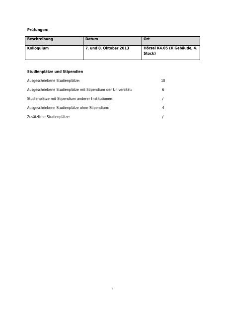 Öffentlicher Wettbewerb für die Zulassung zum Doktoratsstudium ...