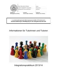 Informationen für Tutorinnen und Tutoren - Freie Universität Bozen