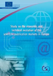 Study on the economic and technical evolution of the scientific ...