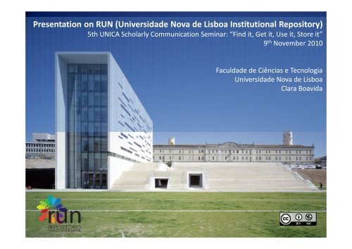Universidade Nova de Lisboa Institutional Repository - UNICA