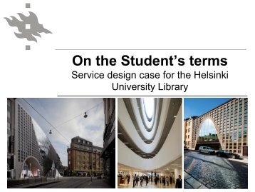 On the Student's terms - UNICA