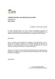 Documento de Registro de Unicaja Banco