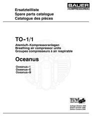 TO--1/1 Oceanus - Bauer Kompressoren