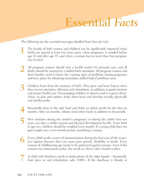 Facts for Life-PMS144.qrk - Unicef