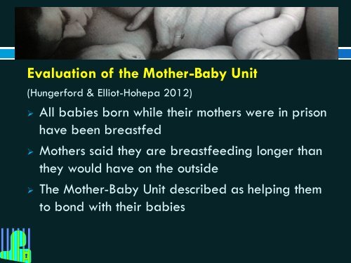 Breastfeeding Behind Bars: Breaking the cycle of ... - Unicef UK