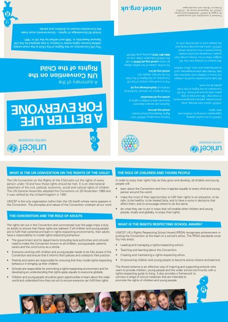 UN Convention on the Rights of the Child - Unicef UK