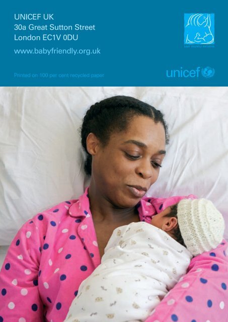 The UNICEF UK Baby Friendly Initiative Briefing Paper 2009