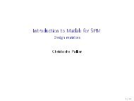 Introduction to Matlab for SPM - Design matrices