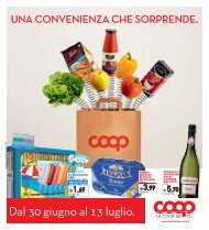 Dal 30 giugno al 13 luglio. - Unicoop Tirreno