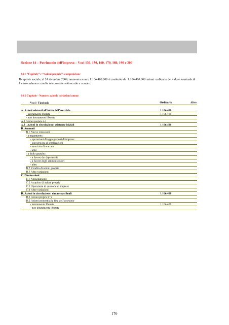 PiÃ¹ semplicitÃ . Ã facile con UniCredit. Bilancio 2009 - UniCredit Group