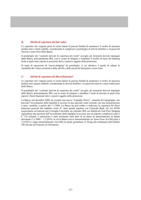 PiÃ¹ semplicitÃ . Ã facile con UniCredit. Bilancio 2009 - UniCredit Group