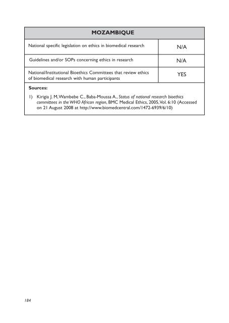 Biomedical Research in Developing Countries - UNICRI