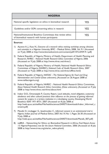 Biomedical Research in Developing Countries - UNICRI