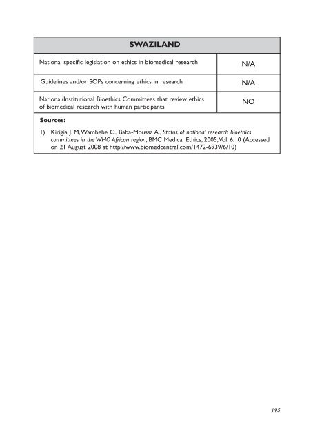 Biomedical Research in Developing Countries - UNICRI