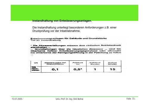 Vorlesung Abwassertechnik - Unics.uni-hannover.de