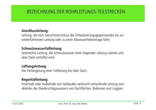 Vorlesung Abwassertechnik - Unics.uni-hannover.de